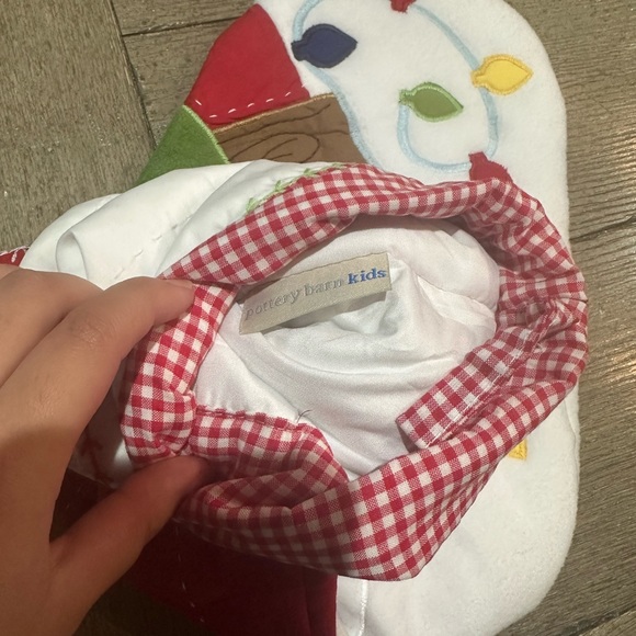 Pottery Barn Kids Snowman with Light Quilted Christmas Stocking,No monogram - Picture 3 of 3